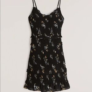 Abercrombie & Fitch Floral Smocked Mini Dress